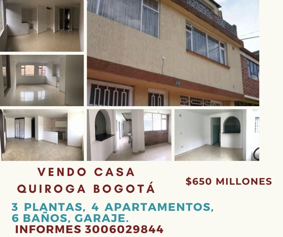 Casa, apartamentos, más… Quiroga 9 – Bogotá